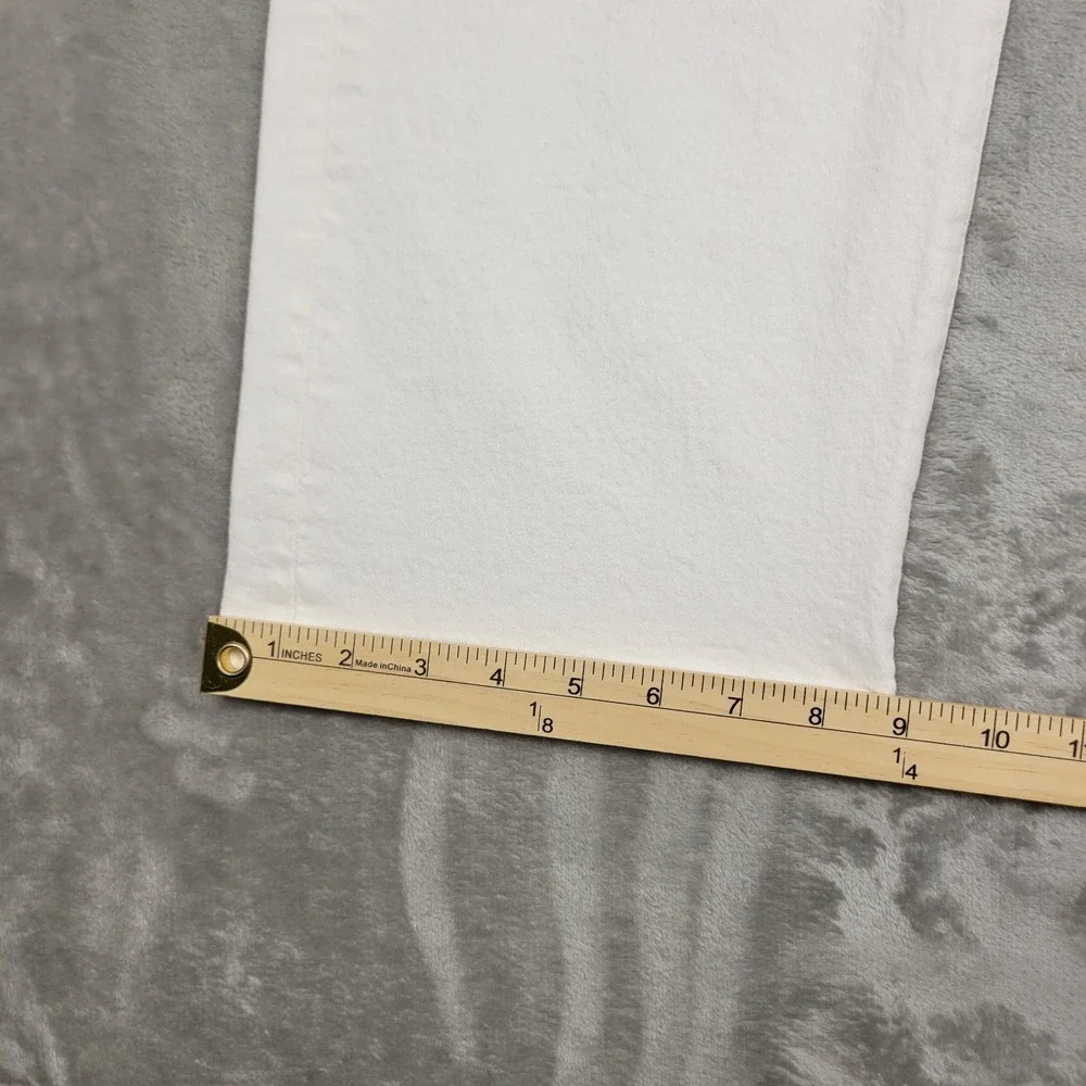 Polo Ralph Lauren The Hampton Relaxed Straight White Stretch Jeans Men's 42x30 - Picture 12 of 13